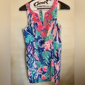 Lilly Pulitzer shift dress, multicolor. Size 4